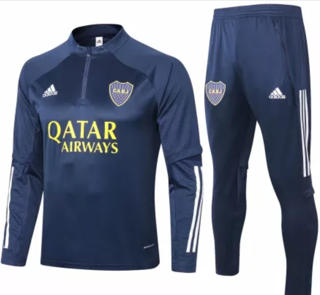Kit treinamento oficial Adidas Boca Juniors 2020 Azul